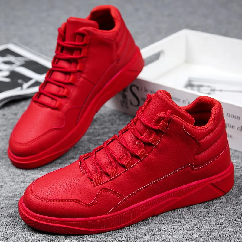 Men Shoes Red Bottom - الدفء الرجال الأحمر عالية الجودة أحذية