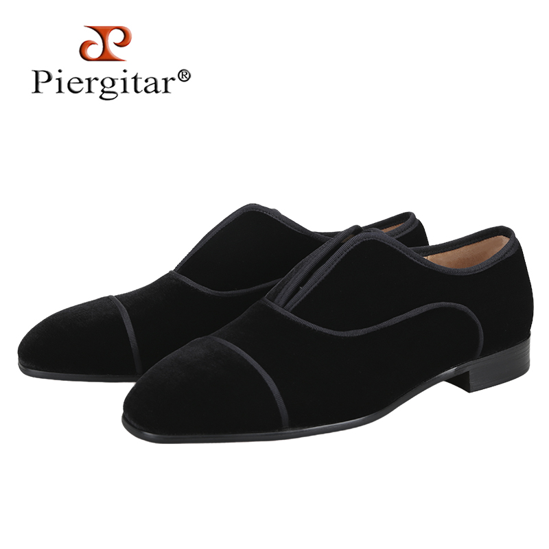Men Shoes Red Bottom - أحذية أكسفورد المخملية على الطراز الإيطالي
