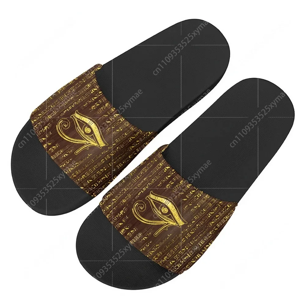 Men Shoes Egypt - شباشب بتصميم عين حورس المصرية، أحذية