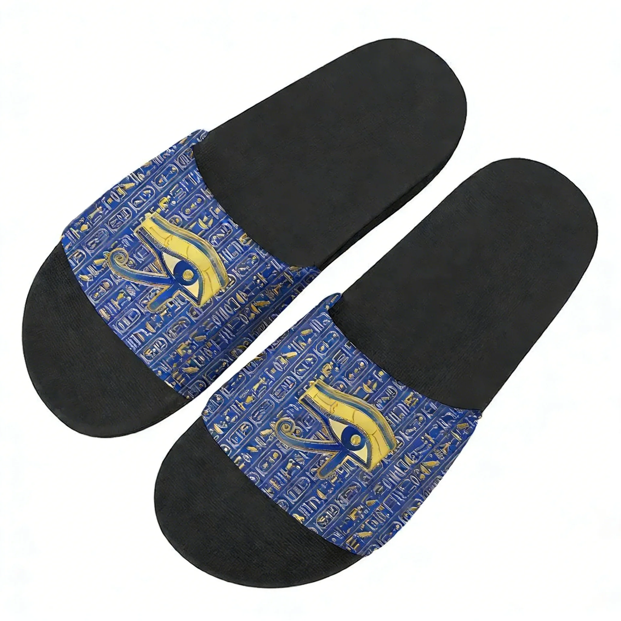 Men Shoes Egypt - شباشب بتصميم عين حورس المصرية، أحذية