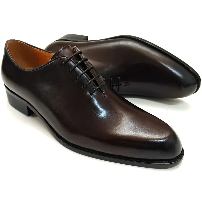 Men Shoes For Office Work - أحذية رجالية مصنوعة يدويًا من جلد