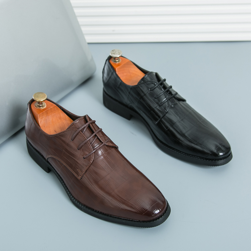 جديد أحذية جلدية رجالية عالية  - مراجعة Men Shoes For Office Work وسعره