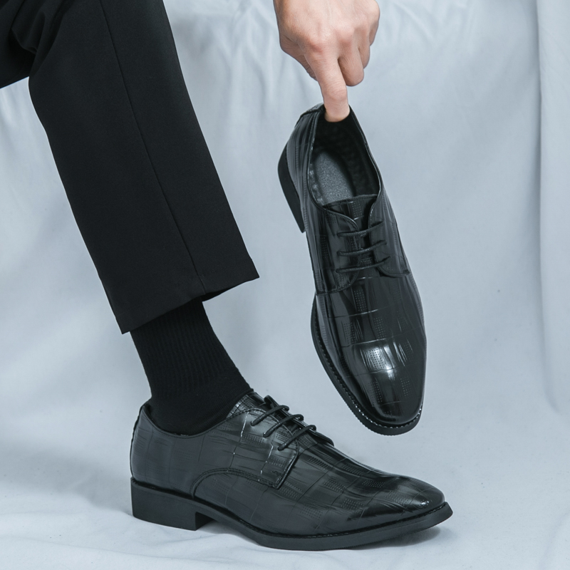 جديد أحذية جلدية رجالية عالية  - مراجعة Men Shoes For Office Work وسعره