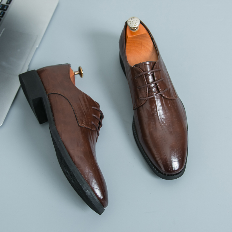 جديد أحذية جلدية رجالية عالية  - مراجعة Men Shoes For Office Work وسعره