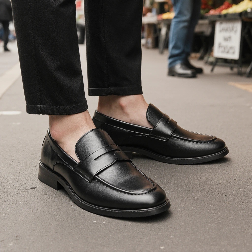أحذية رجالية سوداء كلاسيكية بد - مراجعة Men Shoes For Office Work وسعره
