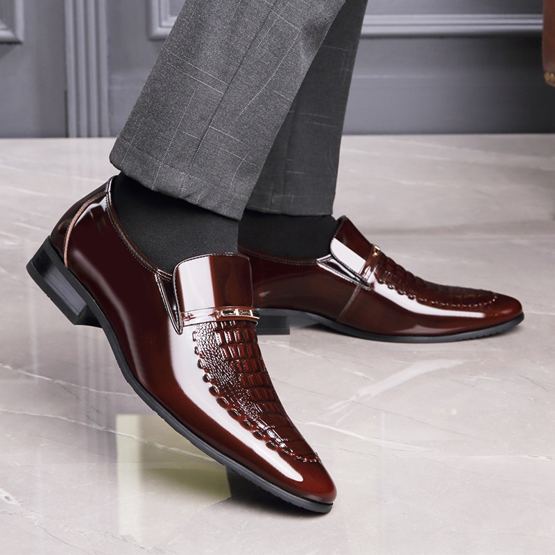 الرجال أحذية من الجلد براءات ا - مراجعة Men Shoes For Office Work وسعره