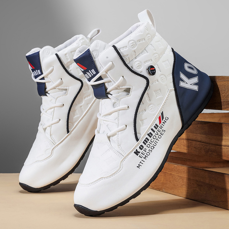 أحذية رياضية كاجوال عالية الرق - مراجعة Men Shoes Size 46 وسعره