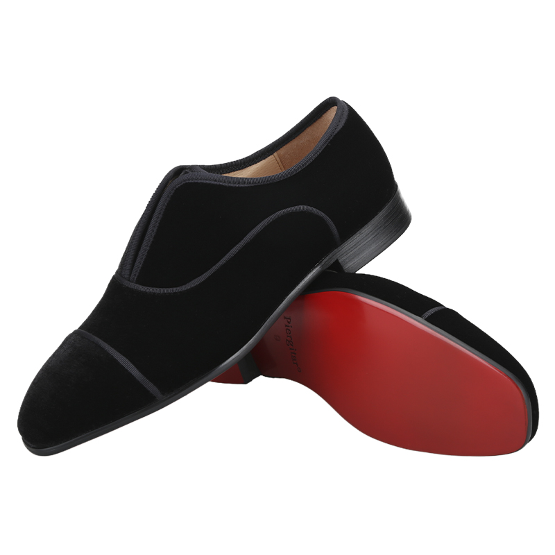 أحذية أكسفورد المخملية على الط - مراجعة Men Shoes Red Bottom وسعره