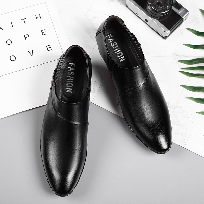الرجال بو أحذية من الجلد فستان - مراجعة Men Shoes For Office Work وسعره
