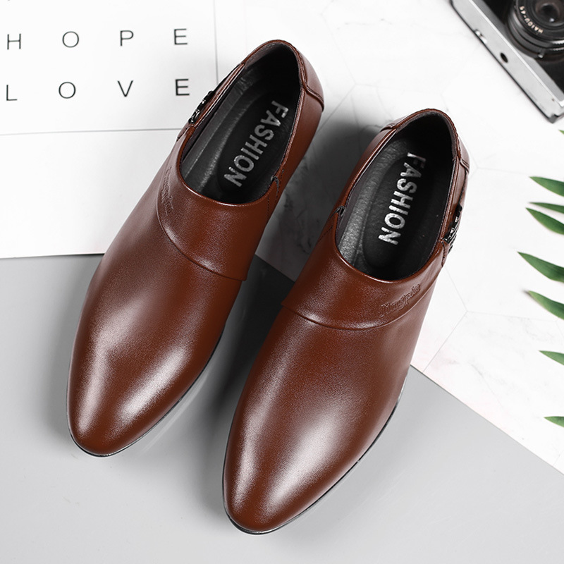 الرجال بو أحذية من الجلد فستان - مراجعة Men Shoes For Office Work وسعره