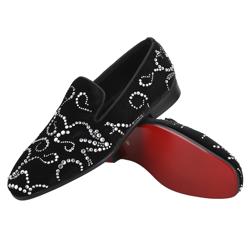 بيرغتار-حذاء بدون كعب ستراس مخ - مراجعة Men Shoes Red Bottom وسعره