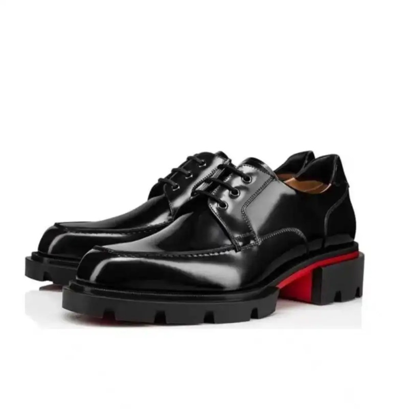 أحذية ديربي رجالية فاخرة جديدة - مراجعة Men Shoes Red Bottom وسعره