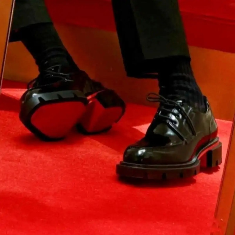 أحذية ديربي رجالية فاخرة جديدة - مراجعة Men Shoes Red Bottom وسعره